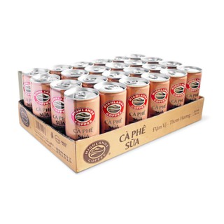 THÙNG 24 LON CÀ PHÊ SỮA HIGHLANDS 235ML