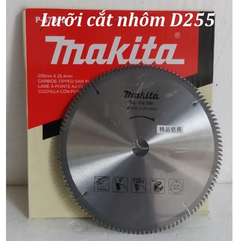 Lưỡi Cắt Nhôm Makita 255mm 120 Răng