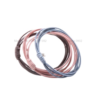 Dây buộc tóc, chun buộc tóc 4 sợi co giãn siêu tốt