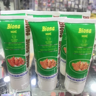SỮA RỬA MẶT NGHỆ BIONA TRẮNG DA NGỪA MỤN