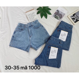 Short jean nữ trơn size đại S-35