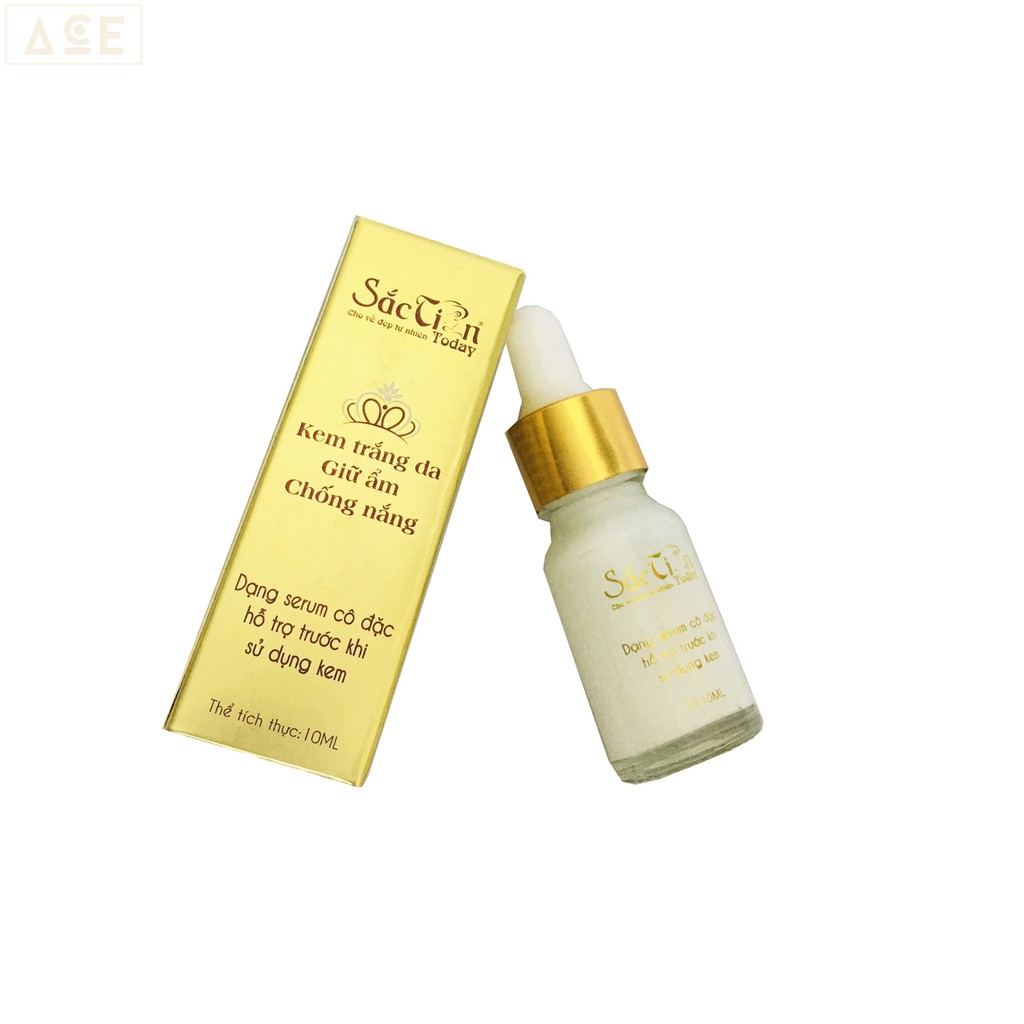 Serum trắng da - Giữ ẩm - Chống nắng - Sắc tiên today (10ml)