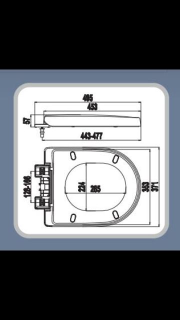 Nắp bàn cầu tháo lắp nhanh