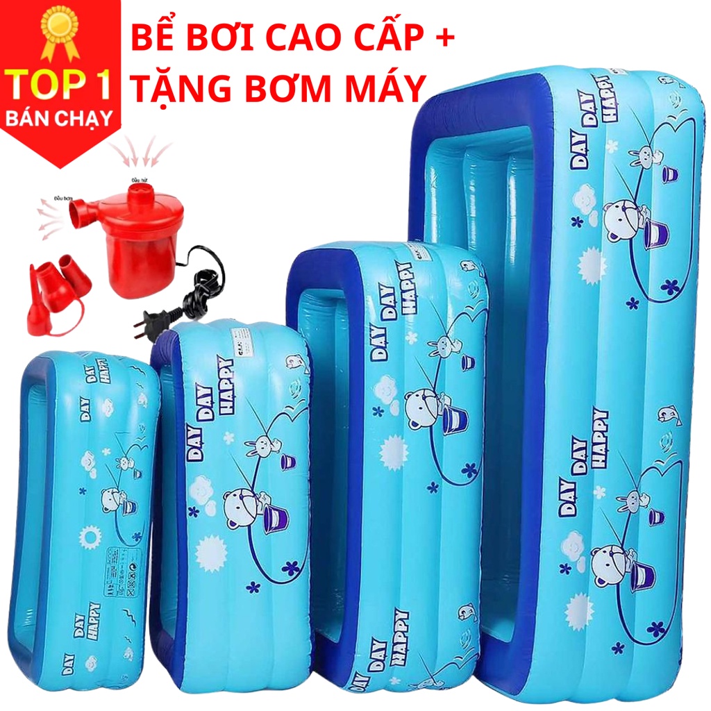 [Loại Cao Cấp] bể phao bơi cho bé đáy 2 lớp chống trượt bền đẹp - Chính hãng dododios
