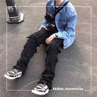 Tklihn fashionita quần jean rách unisex thiết kế độc lạ cá tính 2021