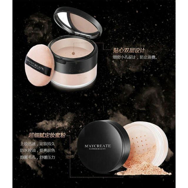 phấn phủ dạng bột mịn lớp nền Maycreate [salesale] | BigBuy360 - bigbuy360.vn