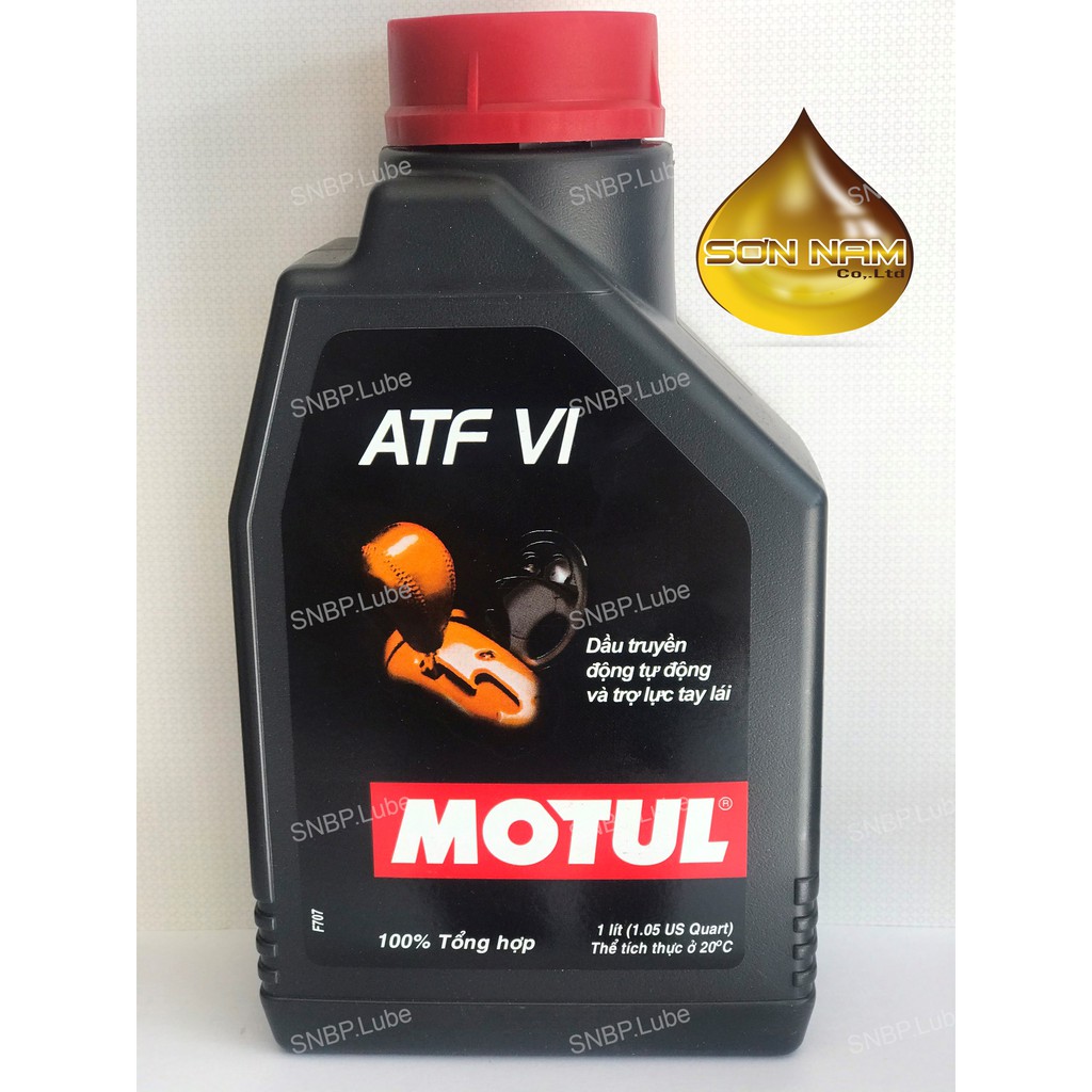 Nhớt hộp số tự động trợ lực tay lái Motul ATF VI  chất lượng cao 100% tổng hợp: