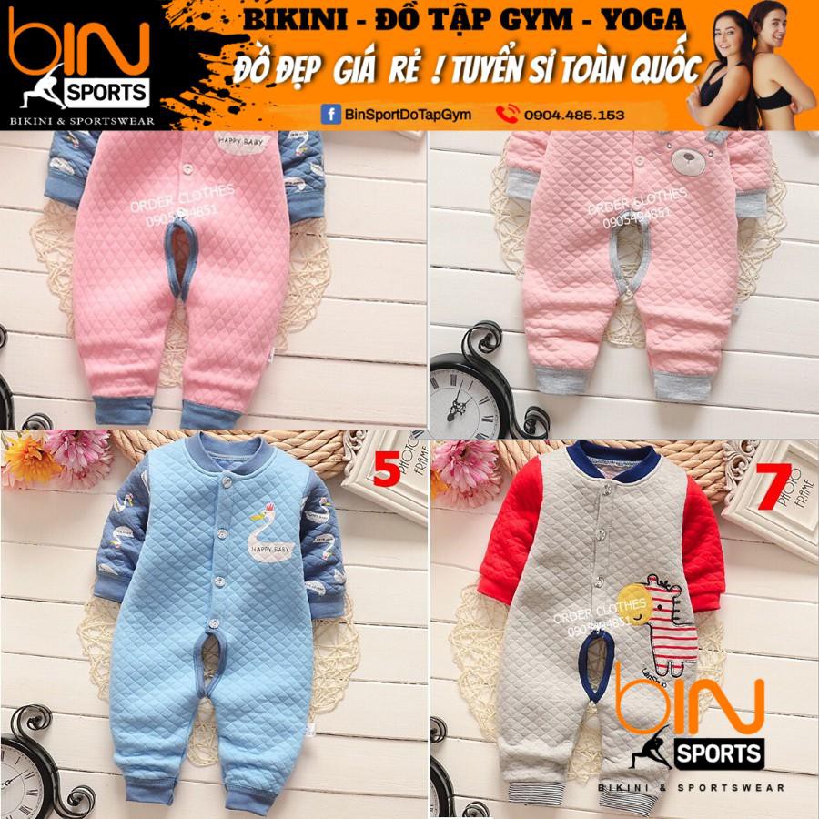 Quần Áo Trẻ Em Liền Body Suit Mùa Đông Cho Bé Siêu Âm Hàng Quảng Châu Bin Sports QATE018