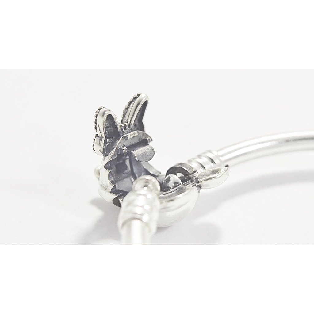 Vòng tay pandora charm Pandora Minnie khoá chuột mickey lắc tay cao cấp S925 - Garbini