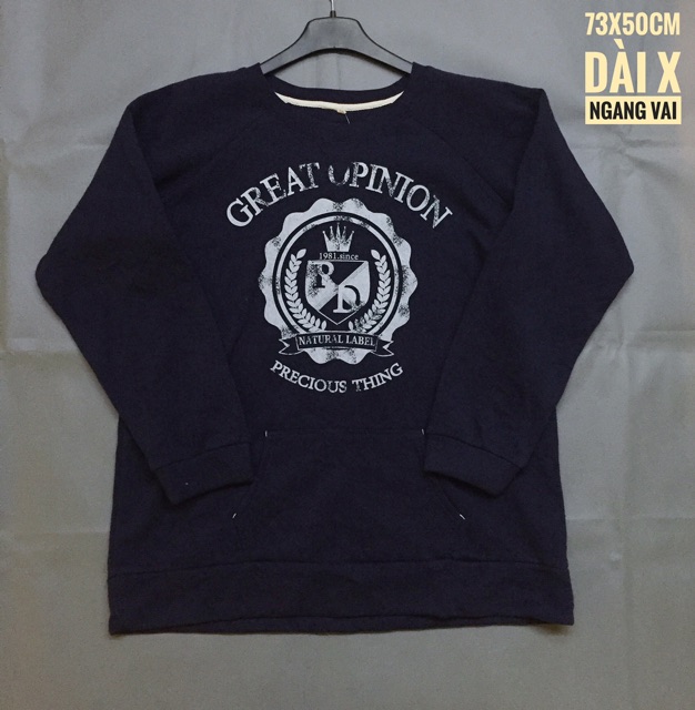 ÁO SWEATER NỈ CHUI DÀY DẶN VINTAGE