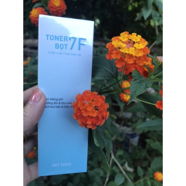 Toner 7F nước hoa hồng căng bóng mịn màng, phục hồi da mỏng yếu