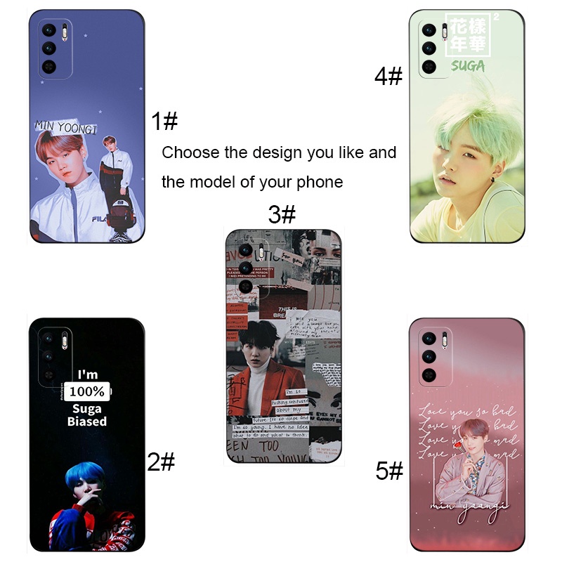 Ốp Điện Thoại Dẻo In Hình SUGA Cho Samsung Galaxy M51 M31 A70 A50s A50 A40s A30s A20 A20s A10s Mã Mới