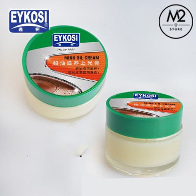 Mỡ chồn bảo dưỡng,  chăm sóc, đánh bóng, làm sạch đồ da Mink Oil Eykosi cho áo da, giày da, túi ví da (XDG65-E2)