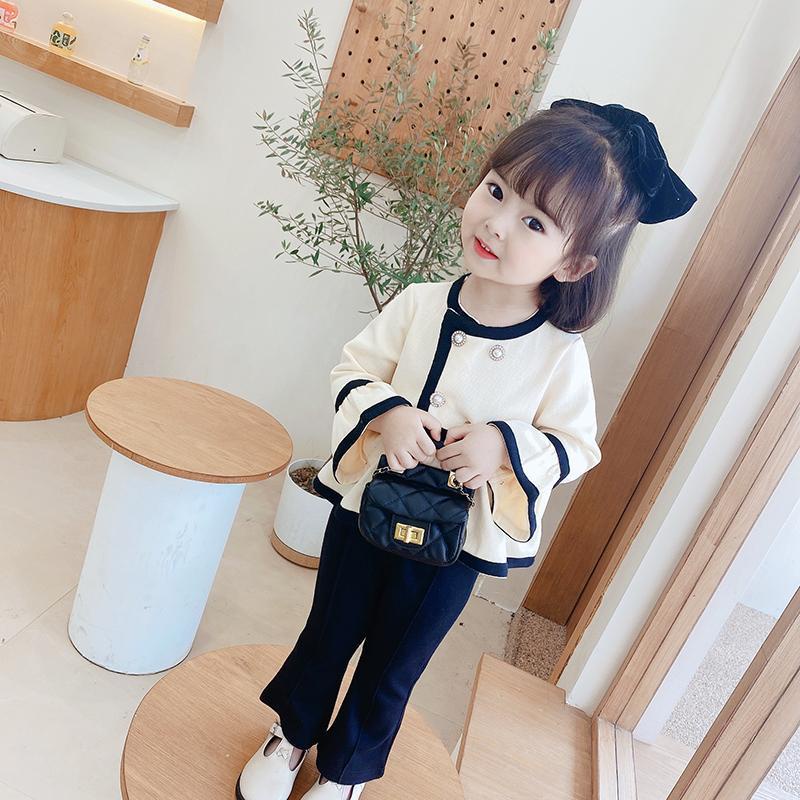 Set quần ống loe phong cách Hàn Quốc mới cho bé gái 2021