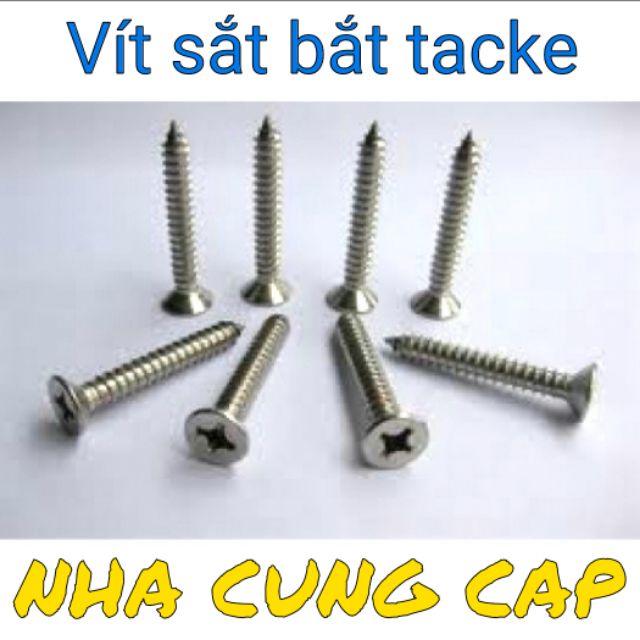 (GIÁ HỦY DIỆT) VÍT SẮT BẮT TACKE NHỰA 100g