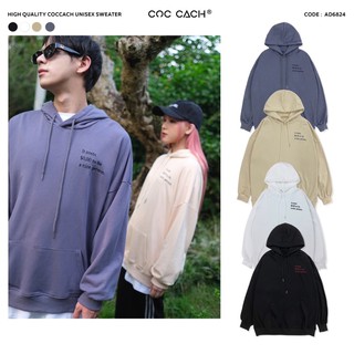 Áo hoodie nam nữ AD6824 by COC CACH