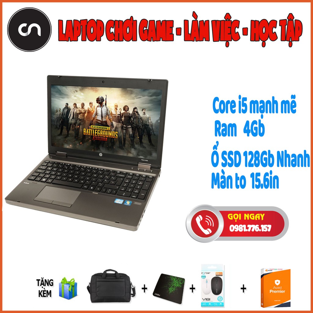 Laptop Chơi PUBG Mobile . Liên Minh .FIFA 4 ...  HP 6560b Core i5-2520m/Ram 4Gb/ SSD Siêu Tốc , Màn To 15.6inch | BigBuy360 - bigbuy360.vn
