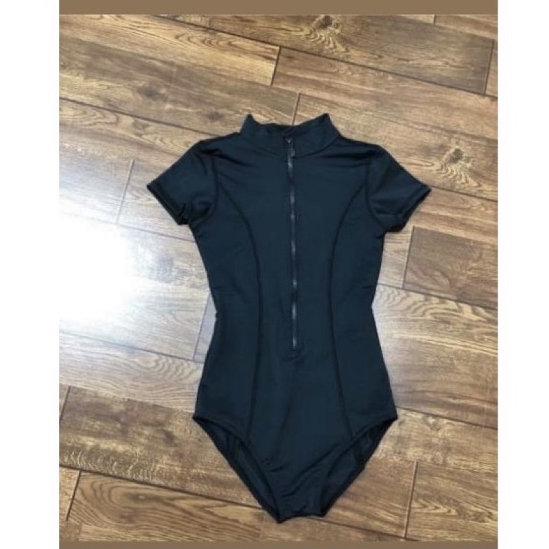 Bodysuit đen tay ngắn, tay dài (Ảnh thật)