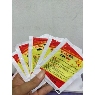 Set 5 gói Thuôc' xử lý kiến, gián , côn trùng