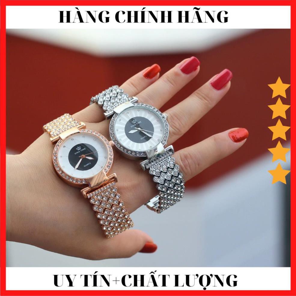 [ HÀNG CAO CẤP ] Đồng hồ nữ KING TIME FULL Kim Cương - Mặt To Size Lớn Nổi Bật | BigBuy360 - bigbuy360.vn