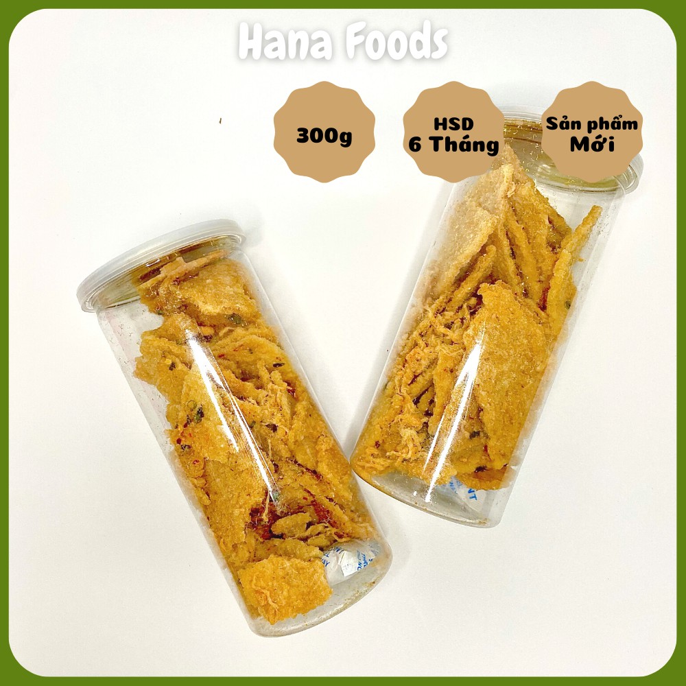 Cơm cháy lắc chà bông siêu ngon hộp 300g Tiệm Ăn Vặt Hana | BigBuy360 - bigbuy360.vn