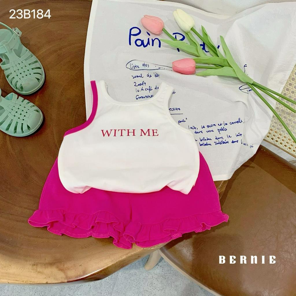 Bộ thun ba lỗ bé gái polo siêu xinh