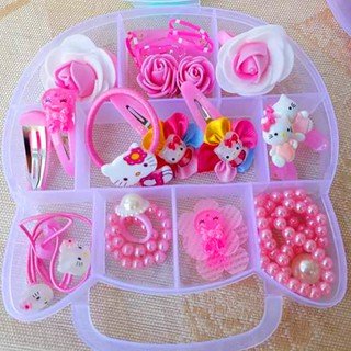 Hộp Chun Buộc Tóc Kitty Siêu Yêu Cho Mẹ và Bé #395