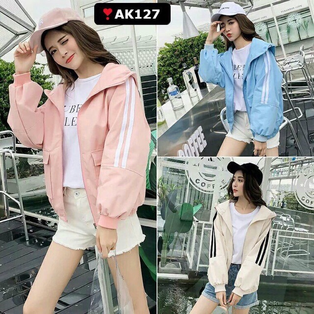 ÁO KHOÁC GIÓ NỮ FORM RỘNG CÁ TÍNH