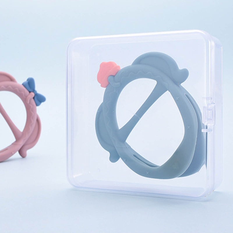 Đồ Chơi Gặm Nướu Bằng Hạt Silicone Không Chứa BPA 3D Giúp Giảm Đau Răng Dành Cho Bé Sơ Sinh