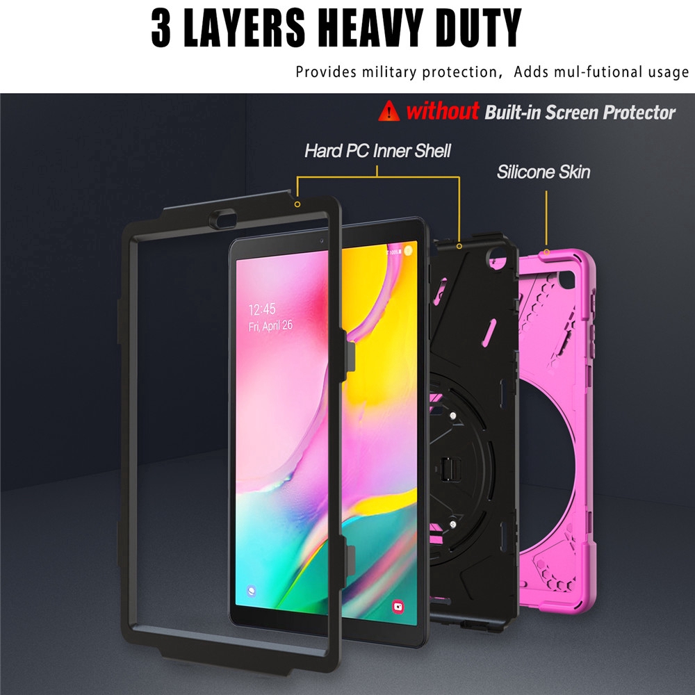 Bao đựng máy tính bảng bằng cao su chống sốc có dây đeo vai và cổ tay cho iPad Mini 1/2/3/4/5/6 Air 2 | BigBuy360 - bigbuy360.vn