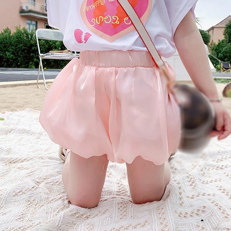 Quần ngắn lưng cao thời trang mùa hè dành cho bé gái