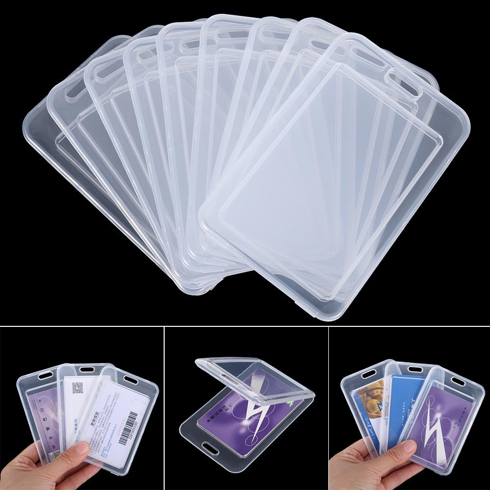 UUMIR Set 10 Vỏ Bọc Thẻ Đi Xe Buýt / Bóng Rổ Bằng Nhựa Trong Suốt