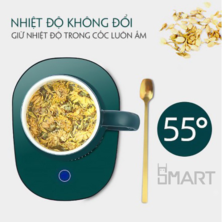 Bộ Cốc Hâm Nóng Kèm Đế Điện Thiết Kế Hiện Đại, Gọn Nhẹ,Dùng Để Hâm Sữa, Cà Phê, Pha Trà,