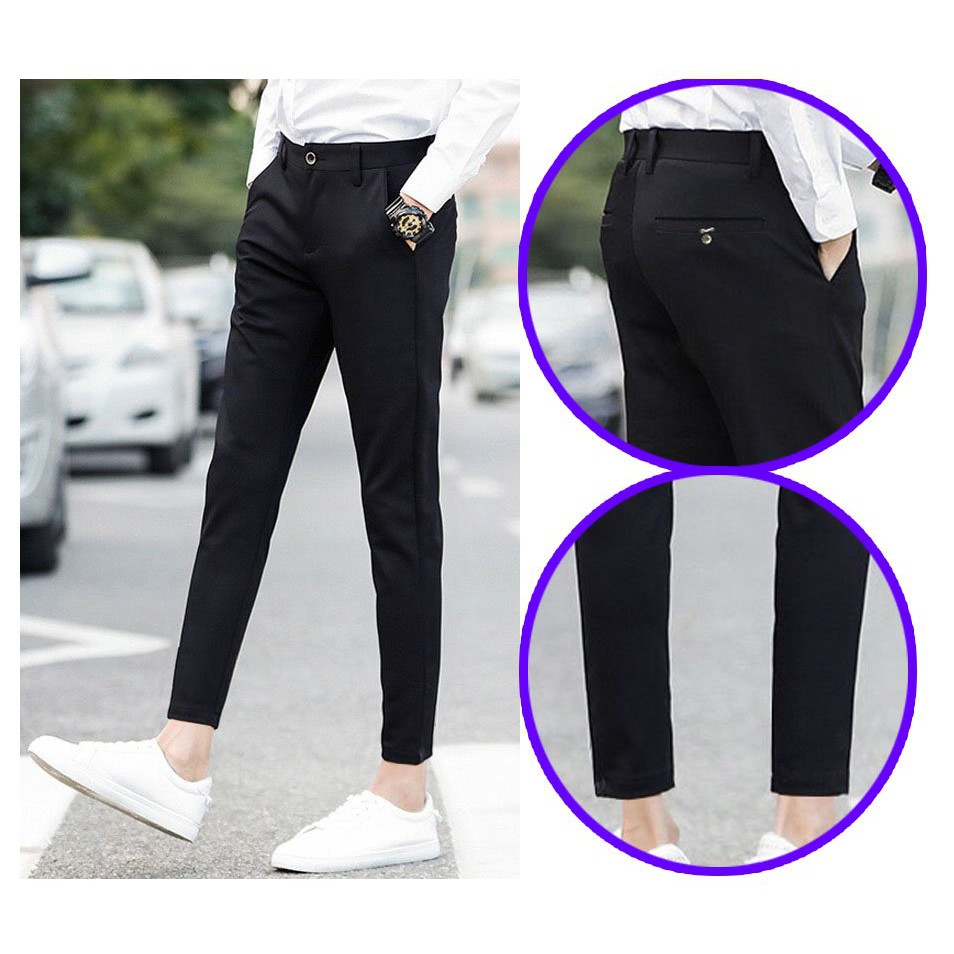 ❤️HÀNG CAO CẤP❤️ Quần Âu Nam Đẹp Kiểu Dáng Ôm Body Hàn Quốc Vải Mịn Co giãn Chống Nhăn Không Bai Màu | BigBuy360 - bigbuy360.vn