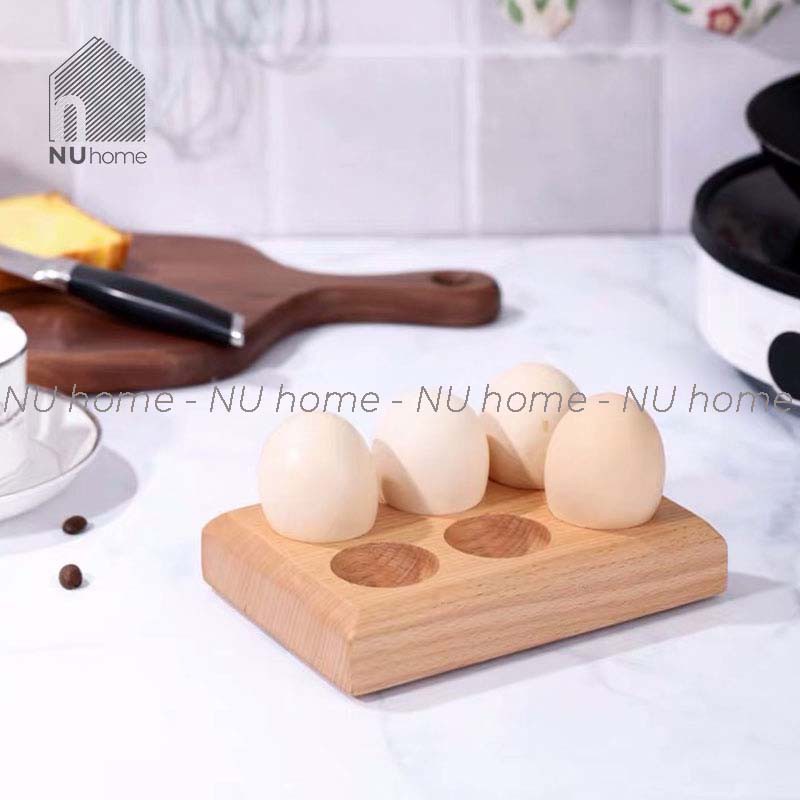 nuhome.vn | Khay đựng trứng bằng gỗ Tama, khay gỗ đựng trứng cao cấp, thiết kế sáng tạo và đẹp mắt