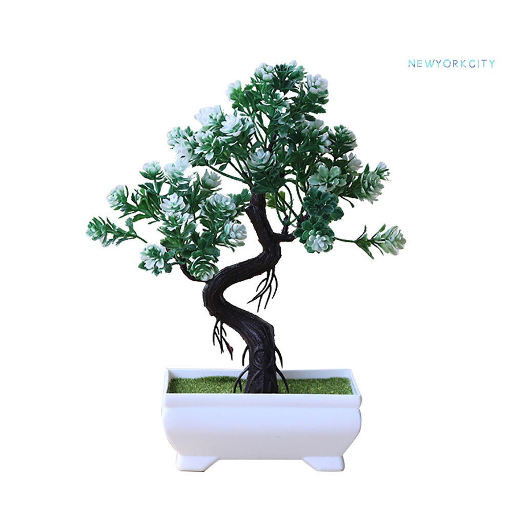 Chậu Cây Bonsai Giả Trang Trí Bàn