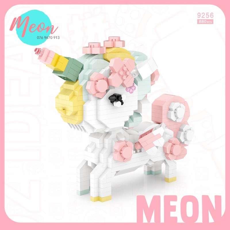 Xếp hình lego cô bé quàng khăn đỏ - Miniblock cute doll size L