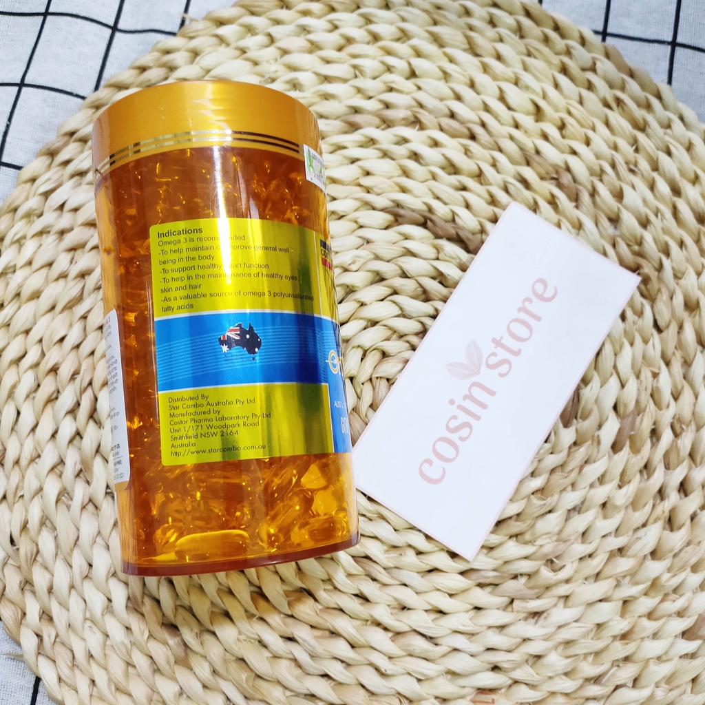 Viên Uống Dầu Cá Costar Omega 3 1000mg 365 Viên