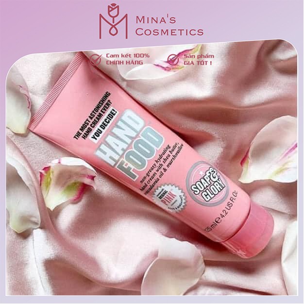 Kem dưỡng tay Hand Food Hydrating Hand Cream hương nước hoa cấp ẩm làm mềm tay Soap & Glory 125ML