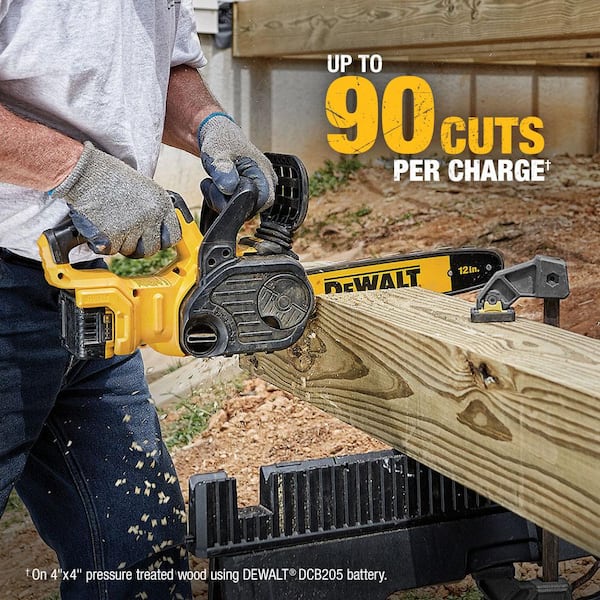 THÂN MÁY CƯA XÍCH 12"  PIN BL 18/20V DEWALT DCCS620  - CHÍNH HÃNG  MAX* 12 in. Brushless Chainsaw