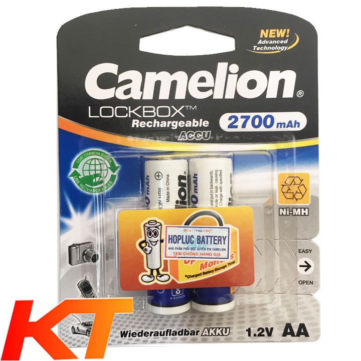 Máy sạc pin AA, AAA ENELOOP PANASONIC, ENERGIZER, CAMELION Kèm 4 pin 2000mah .