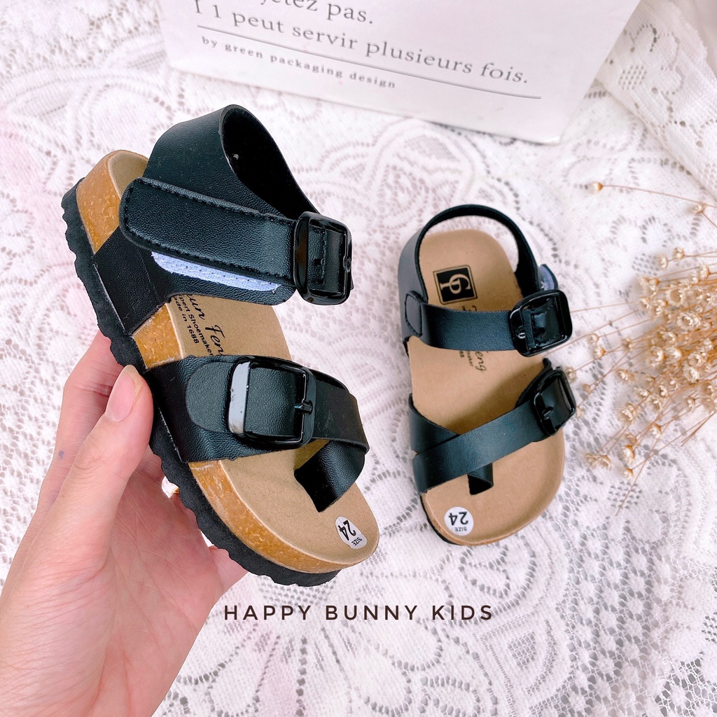 Sắn Dép Quai Hậu Xỏ Ngón Thời Trang Độc Lạ Đế Trấu Siêu Bền Chống Trượt Cho Bé Trai KB115