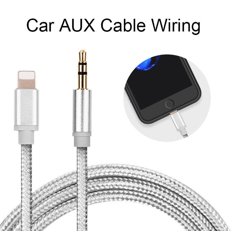 Lightning to 3.5mm Jack Male to Male Audio AUX Lead Cable for iPhone 7 8 X iOS12/3.5mm Stereo Male Audio Cable