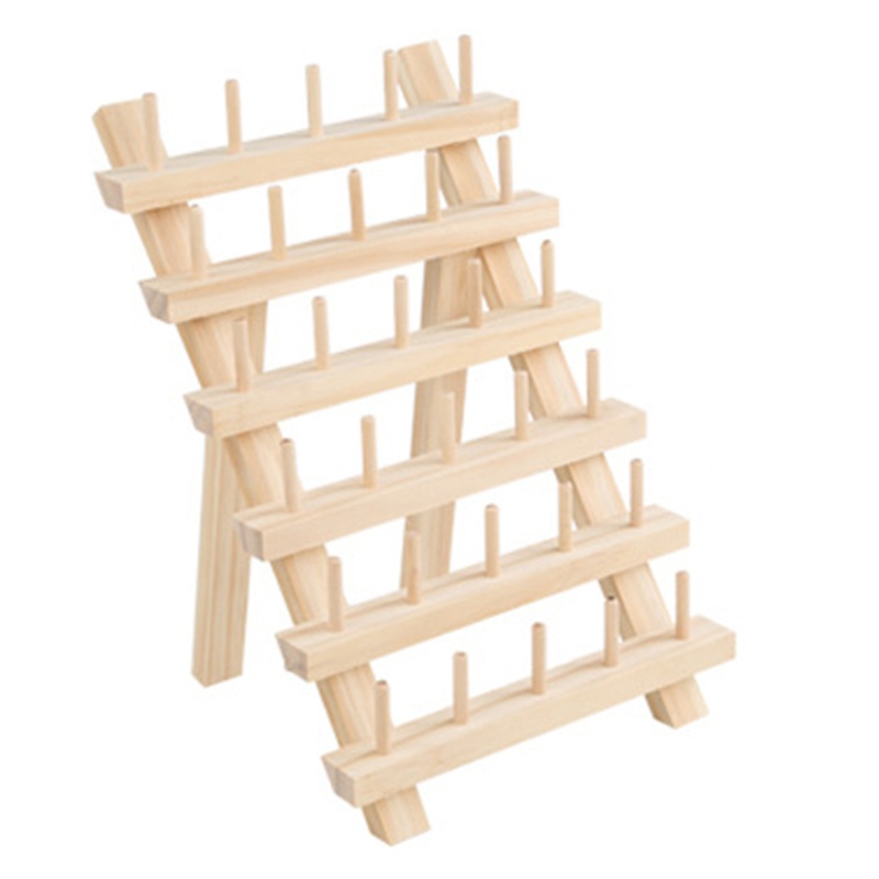 Giá Đỡ Cuộn Chỉ Thêu Bằng Gỗ 30 / 80 / 120 Có Thể Gấp Gọn