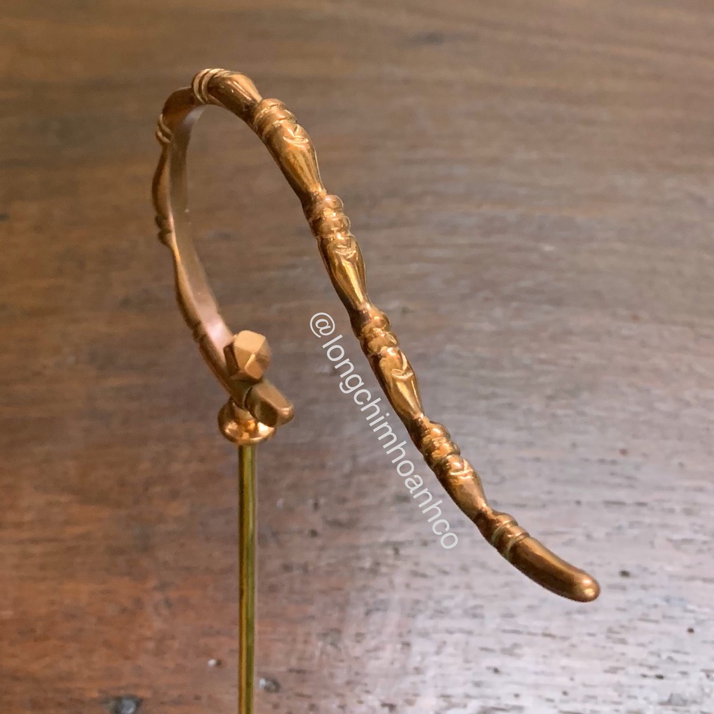 Bộ Móc Nẹp Đốt Trúc Đồng Đỏ Khuyên &amp; Đất