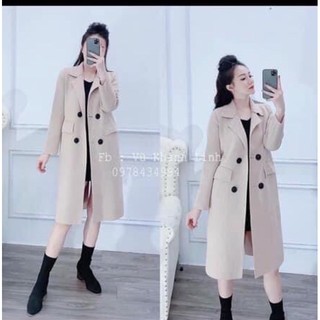 Áo dạ ép dáng dài(kèm ảnh thật)