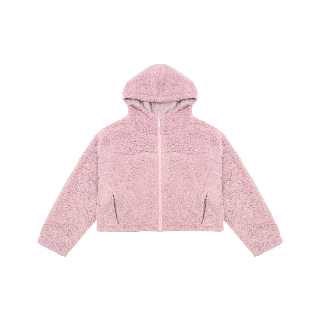 Usthebasic - Áo khoác lông Cozy Zip Sherpa Jacket