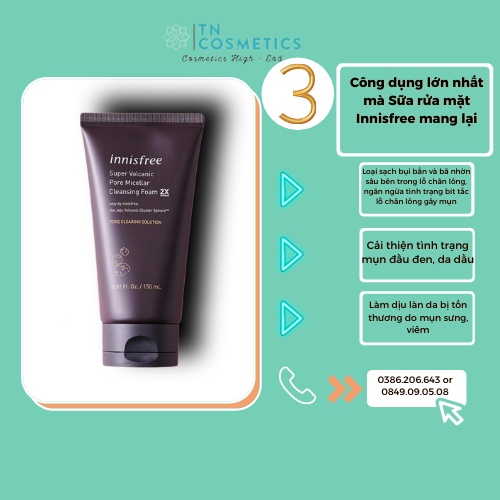 Sữa Rửa Mặt Innisfree Cleansing Foam, SRM Cleansing Foam 150ml SRM1849 | BigBuy360 - bigbuy360.vn