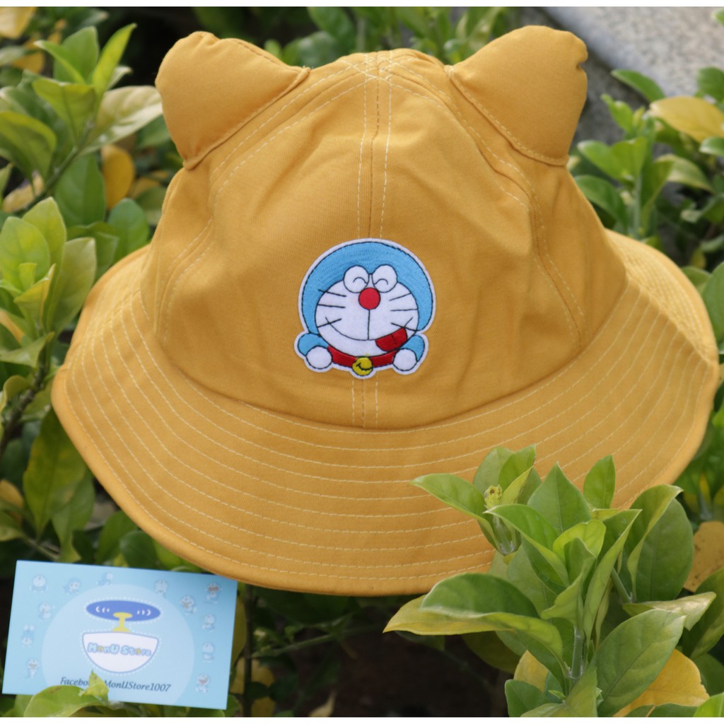 Mũ bucket trẻ em tai thỏ hình DORAEMON DOREMON dễ thương cute MON0182