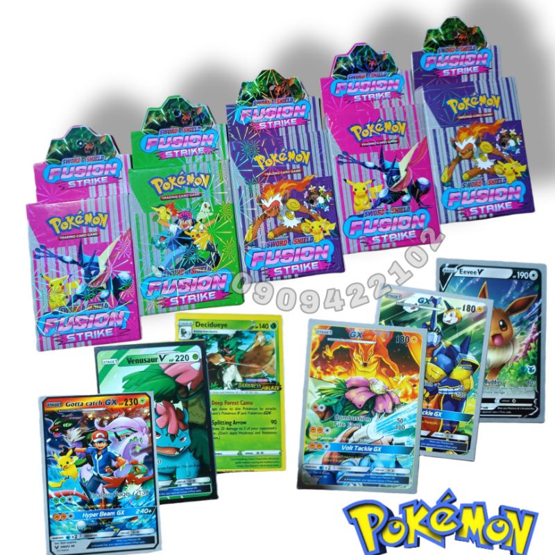 Hộp thẻ bài Pokemon VIP 25 lá
